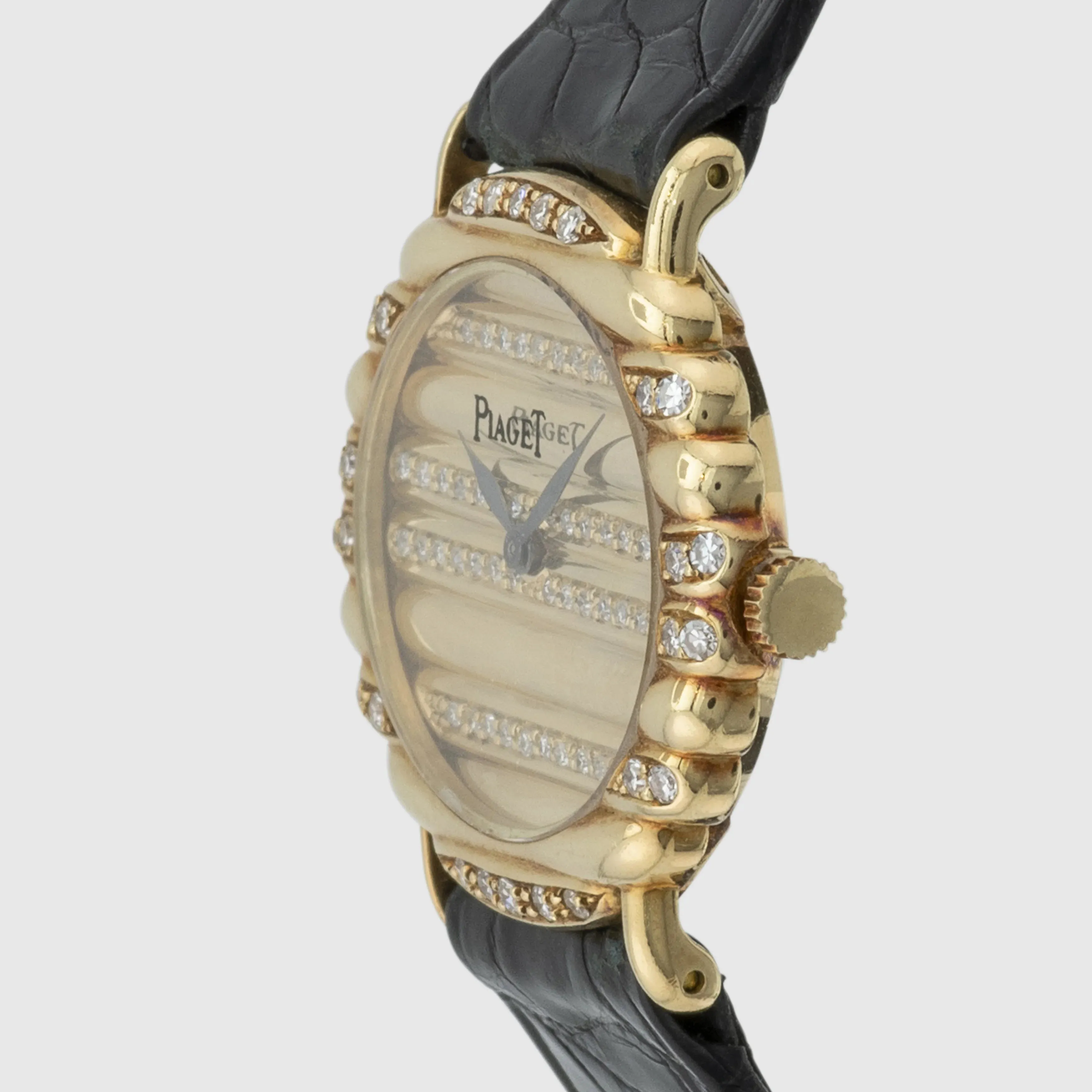 1976 Piaget Polo "Ovale" 18k Diamond Bezel & Dial Ref. 98172