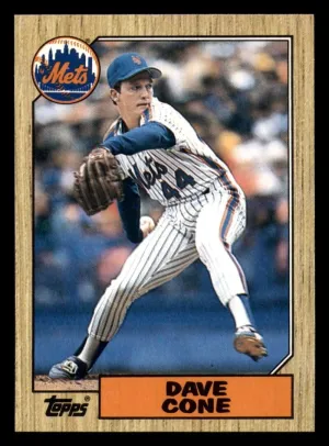 1987 Topps Traded #24T David Cone NM-MT RC New York Mets Baseball J2M
