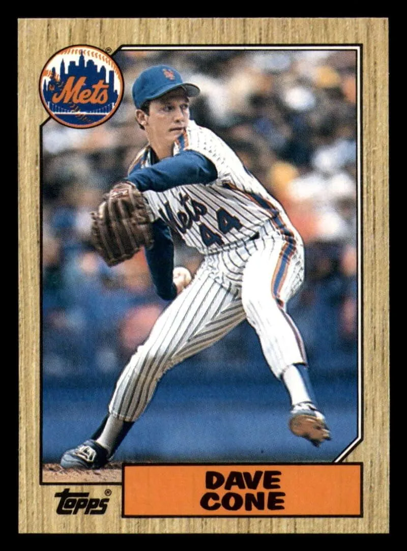 1987 Topps Traded #24T David Cone NM-MT RC New York Mets Baseball J2M