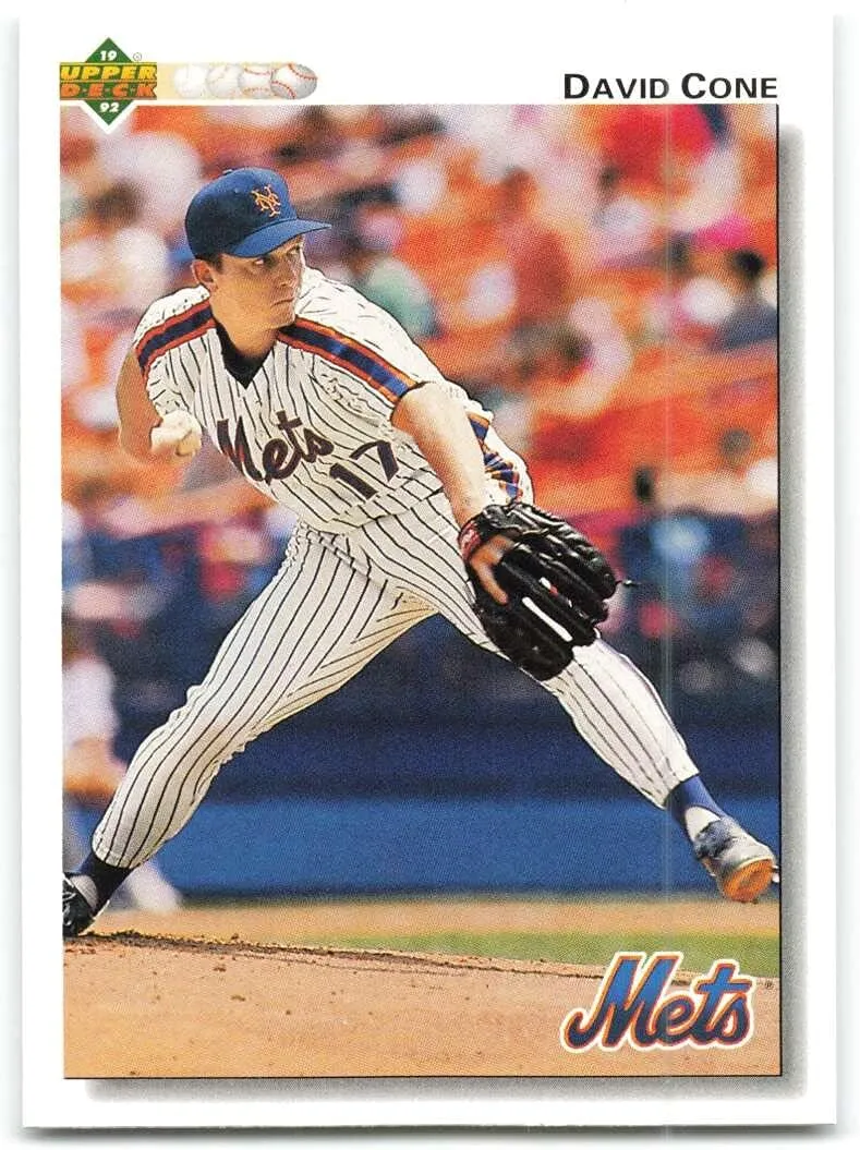 Baseball MLB 1992 Upper Deck #364 David Cone VG Mets