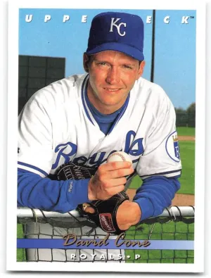 Baseball MLB 1993 Upper Deck #534 David Cone VG Royals
