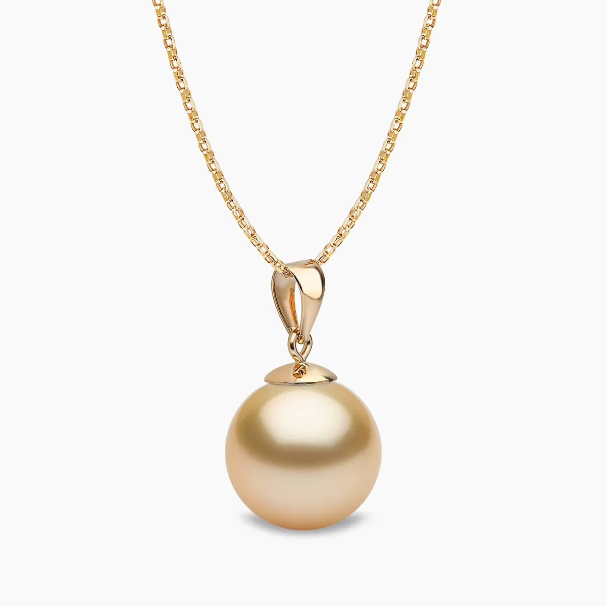 Classic 18K Gold Golden South Sea Pearl Pendant