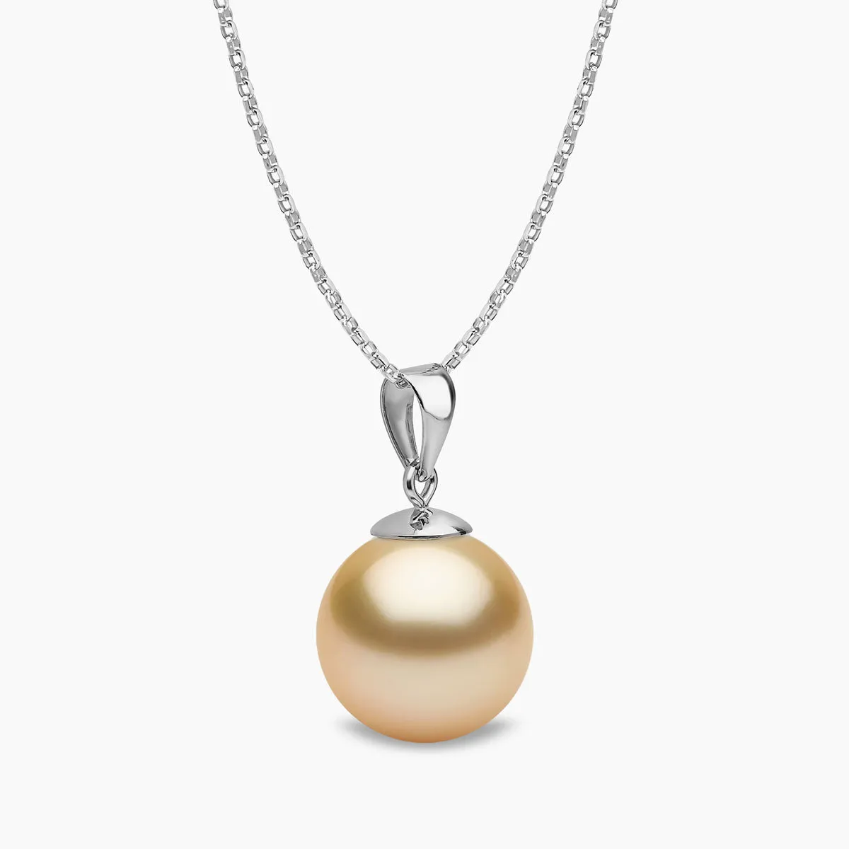 Classic 18K Gold Golden South Sea Pearl Pendant