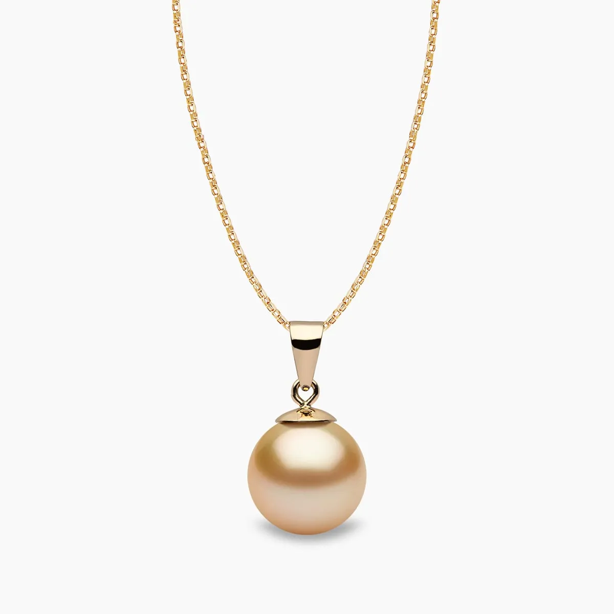 Classic 18K Gold Golden South Sea Pearl Pendant