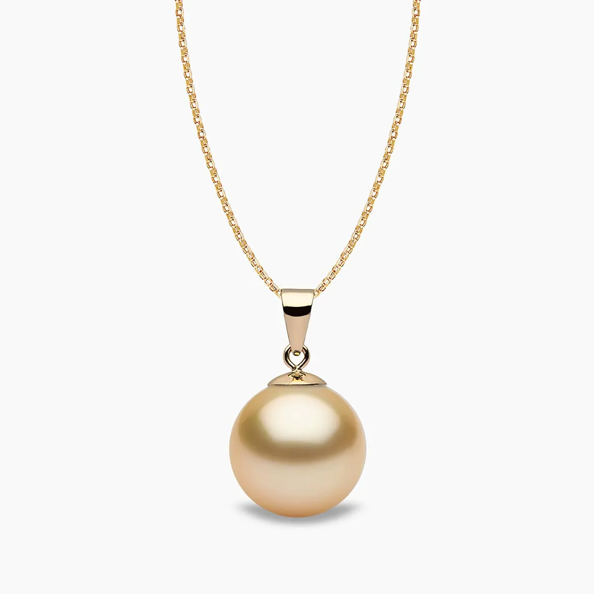 Classic 18K Gold Golden South Sea Pearl Pendant