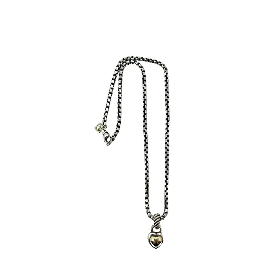 David Yurman Heart Charm Necklace