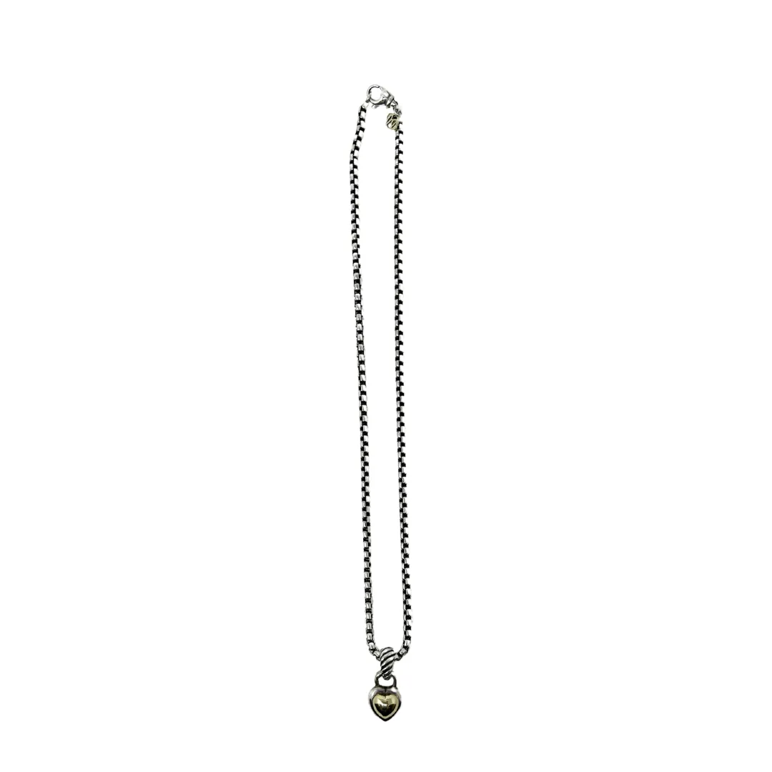 David Yurman Heart Charm Necklace