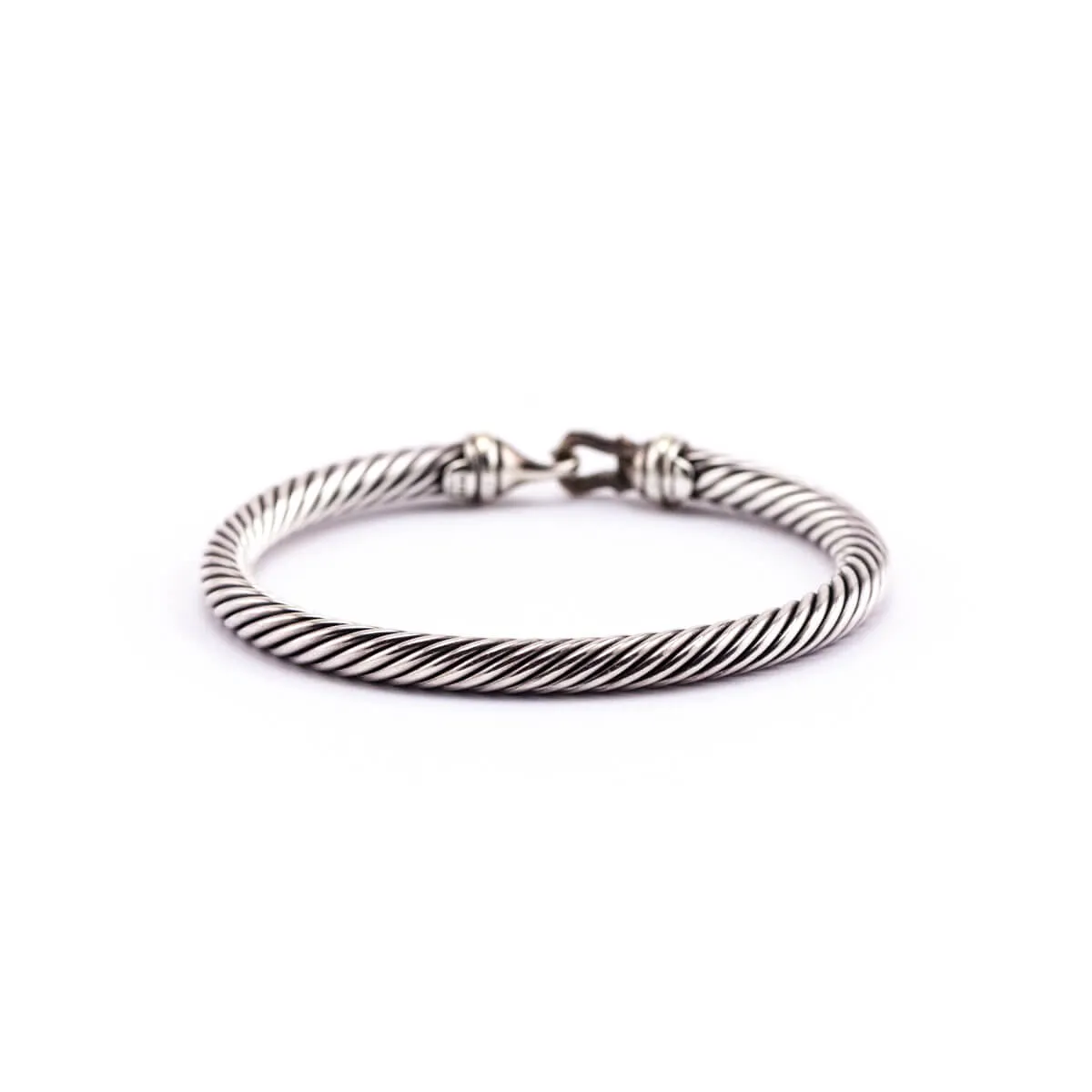 David Yurman Two-Tone Buckle Classic Cable Bracelet