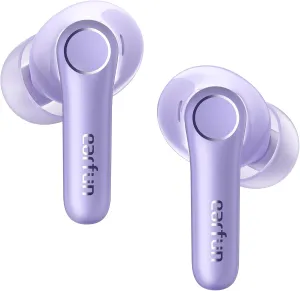 EarFun Air Pro 4 Adaptive Hybrid Noise Canceling Wireless Earbuds, Qualcomm Snapdragon Sound, aptX Lossless, 6 Mics AI CVC 8.0 Call, LDAC Hi-Res Audio, 52H Playtime, Bluetooth 5.4, Violet