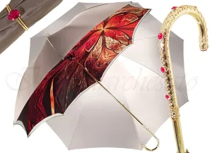 Fantastic Double Canopy Luxury Ladies Umbrella