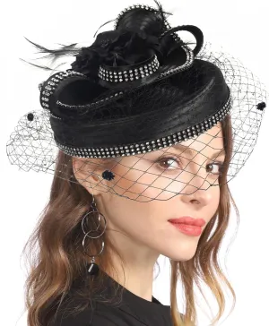 Fascinators Tea Party Hat for Women Derby Church Wedding Dress Cocktail Hats