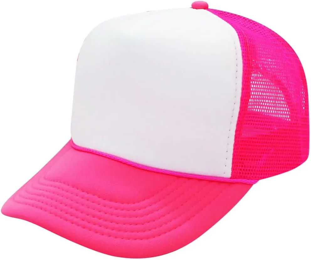 It's River Time Trendy Summer Trucker Hat Classic 5 Panel Mesh Snap Back Trucker Hat