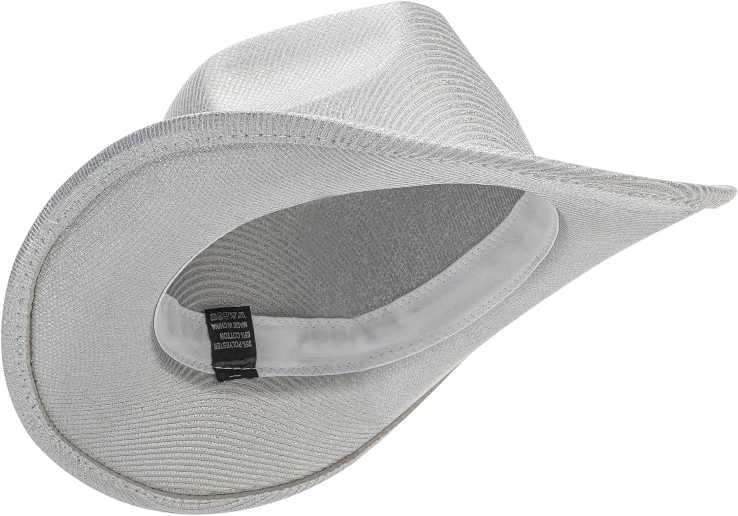 Neon Holographic Western Cowboy Hat for Womens - Glitter Cowgirl Hat for Disco Parties and Costumes
