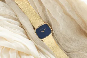 Piaget 'Lapis Lazuli' Yellow Gold Dress Watch