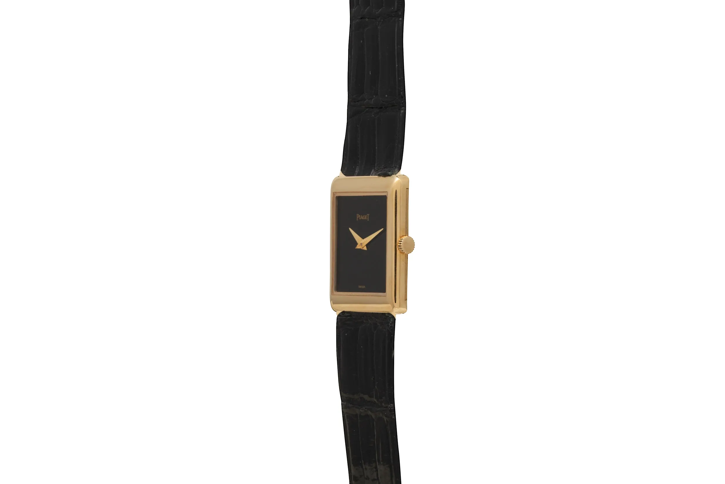 Piaget 'Onyx' Rectangular Dress Watch