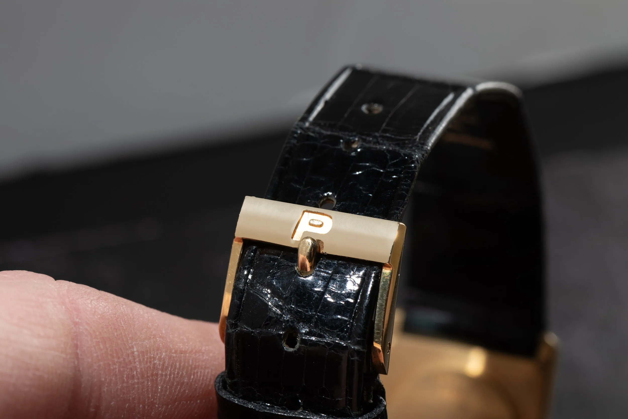 Piaget 'Onyx' Rectangular Dress Watch