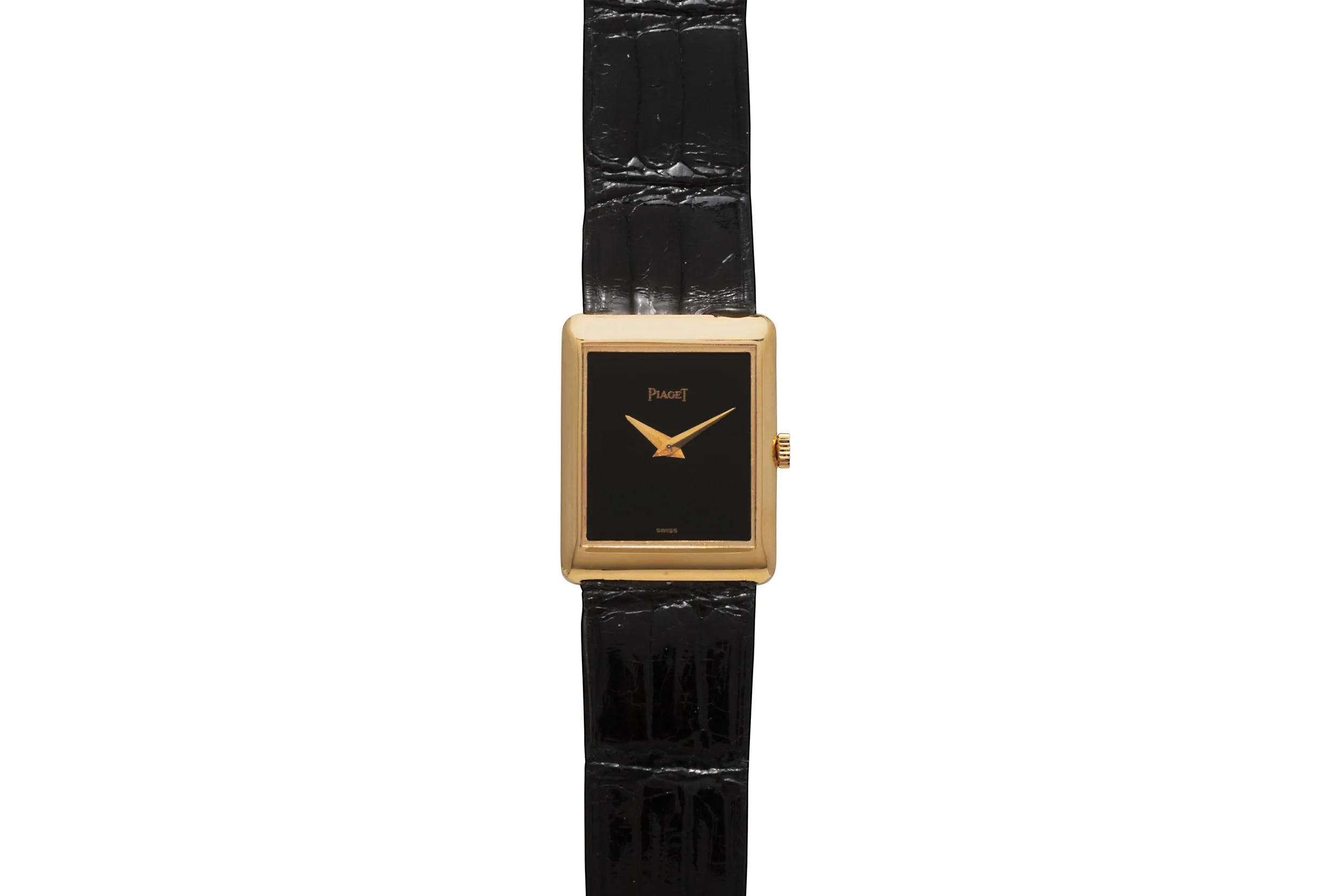 Piaget 'Onyx' Rectangular Dress Watch