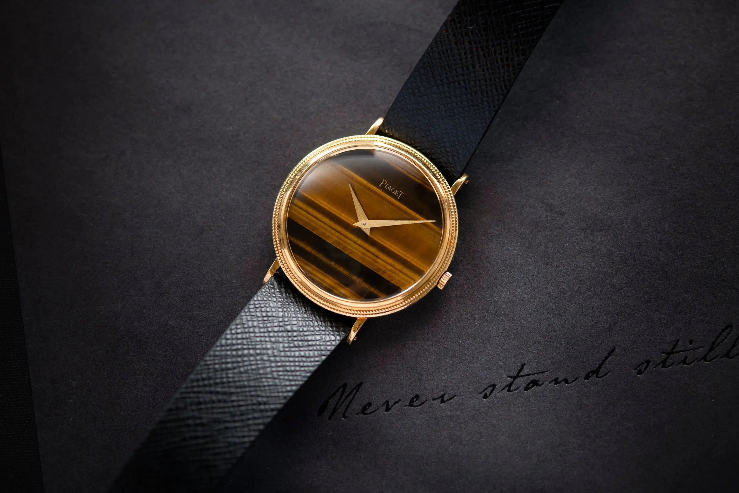 Piaget 'Tiger's Eye' Dress Watch