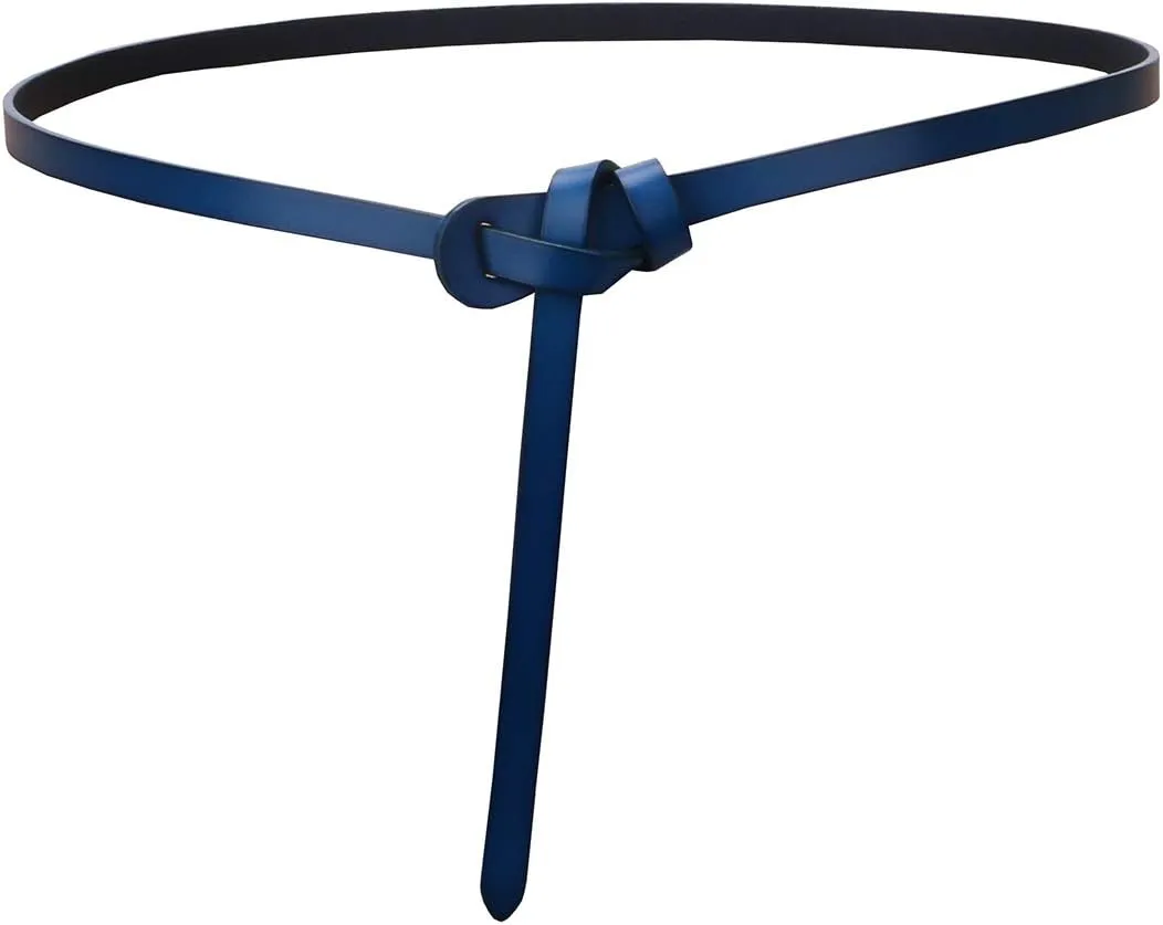 shengweiao Women's Adjustable Leather Belts Fashion Skinny Waist Strap