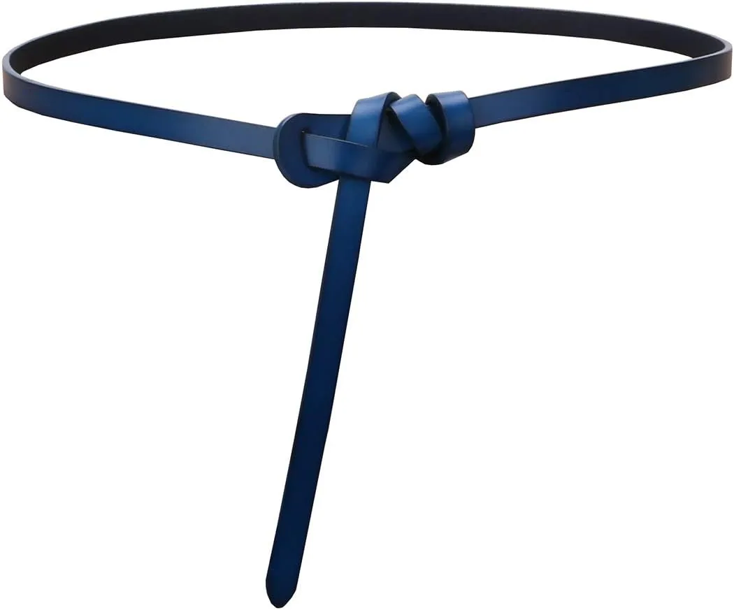 shengweiao Women's Adjustable Leather Belts Fashion Skinny Waist Strap