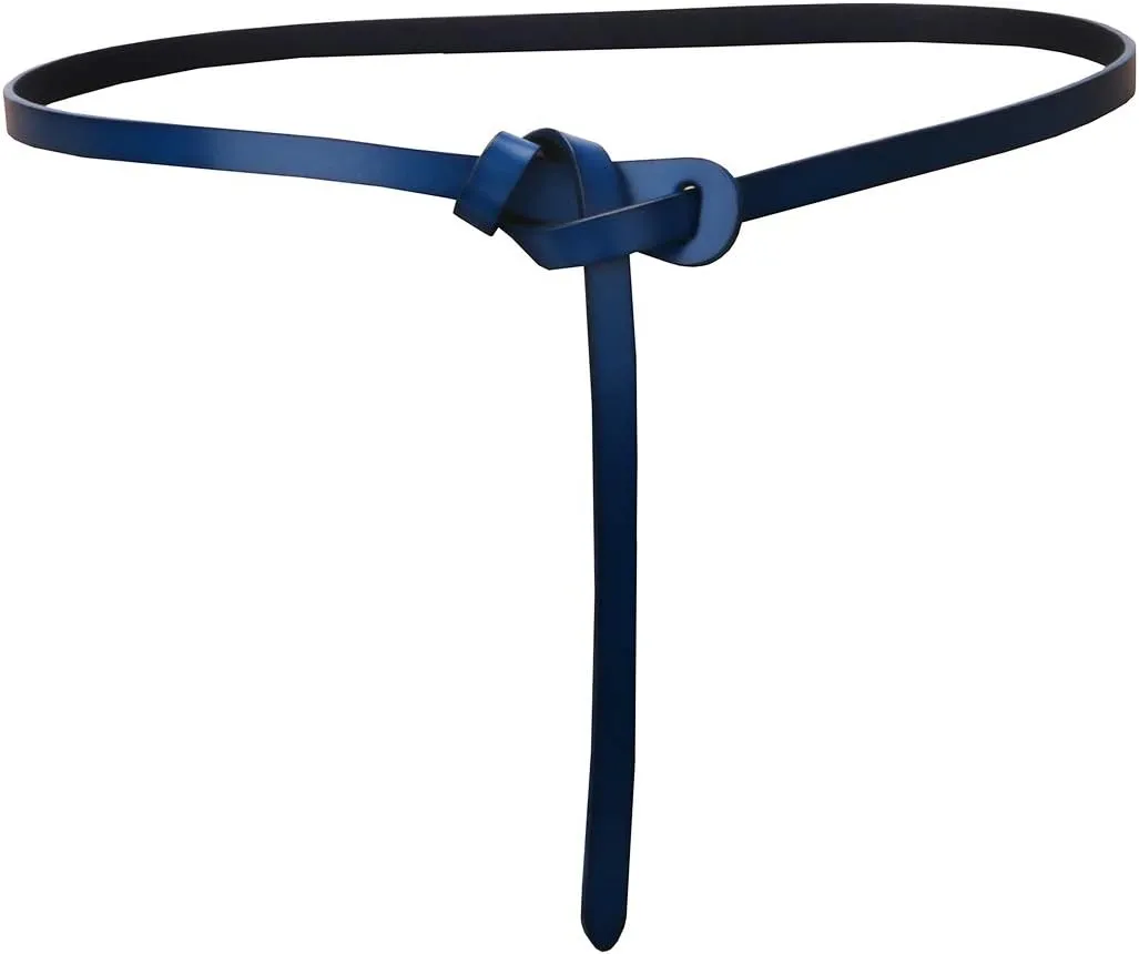 shengweiao Women's Adjustable Leather Belts Fashion Skinny Waist Strap