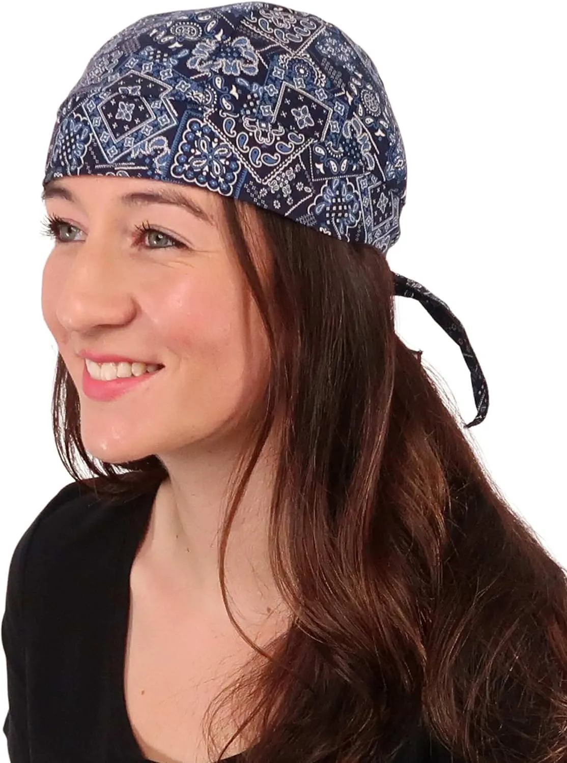 Sparkling EARTH - American Made Skull Caps Doo Rags Do Rag Durag Headwrap Head Wraps Skullies - Made in The USA!