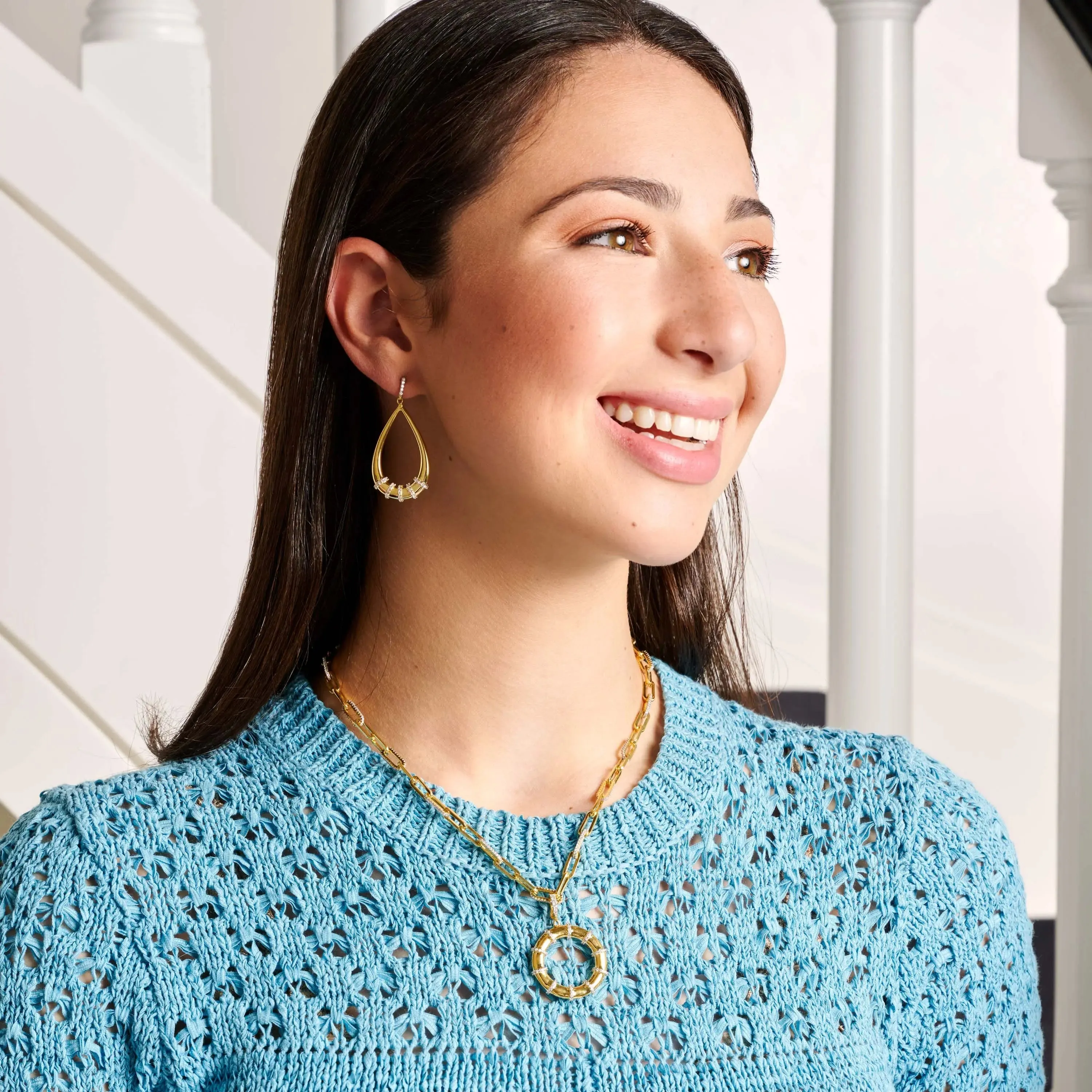 Sparkling Reflections Pendant Necklace