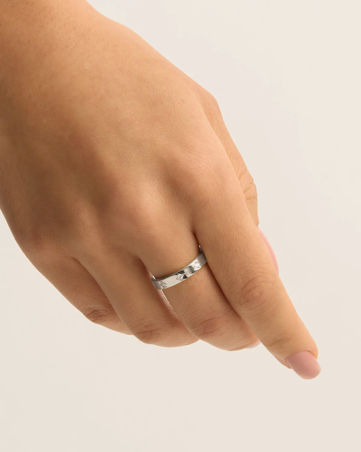 Sterling Silver Infinite Light Ring