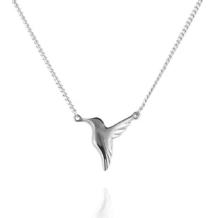 Tiny Hummingbird Necklace
