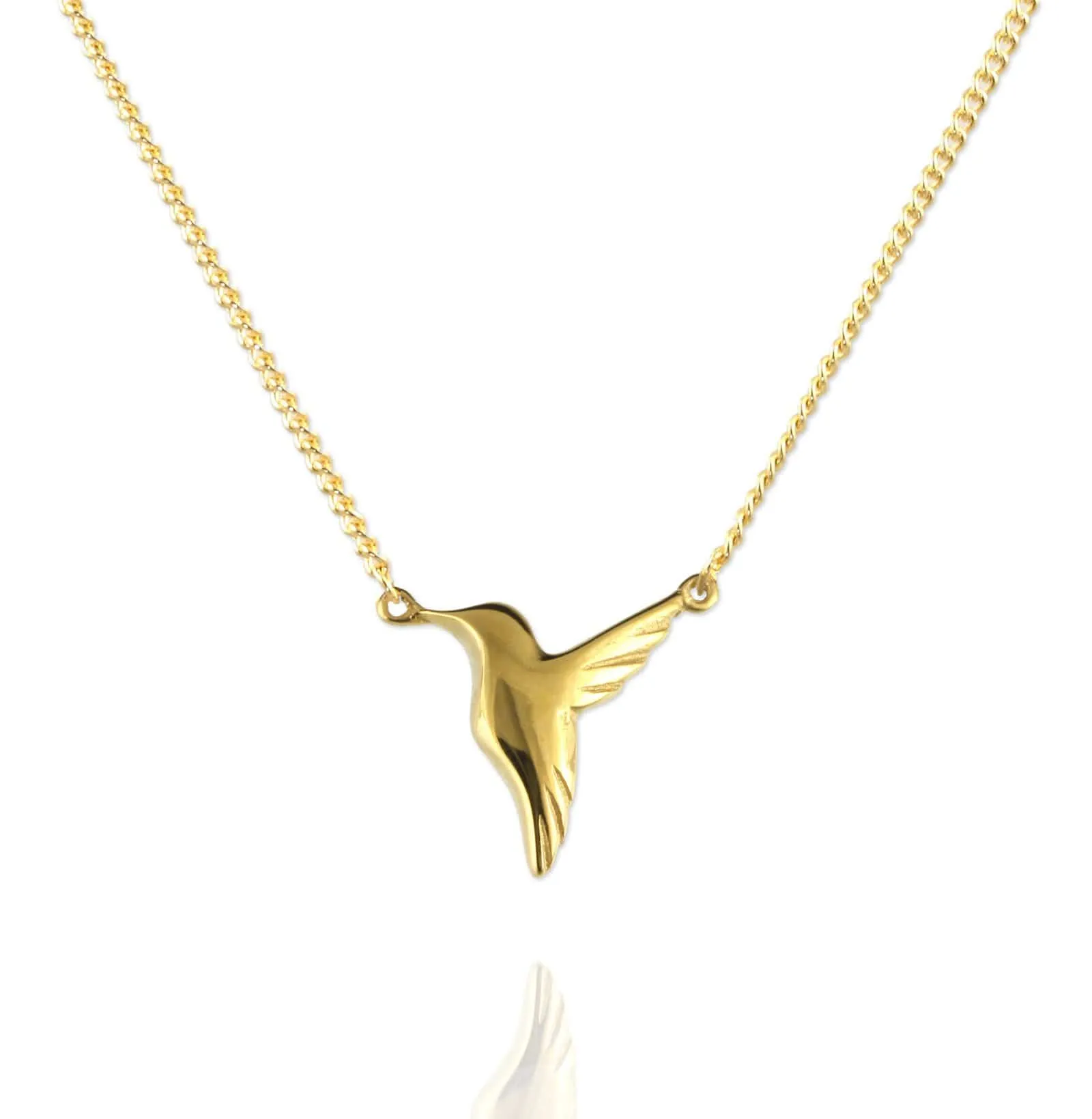 Tiny Hummingbird Necklace