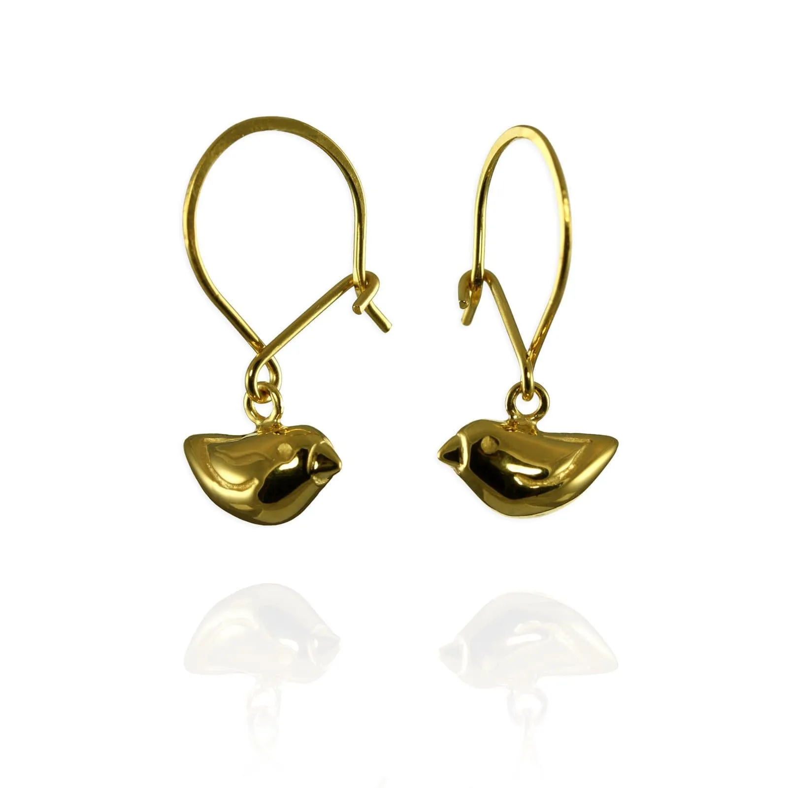 Tiny Sparrow Hook Earrings