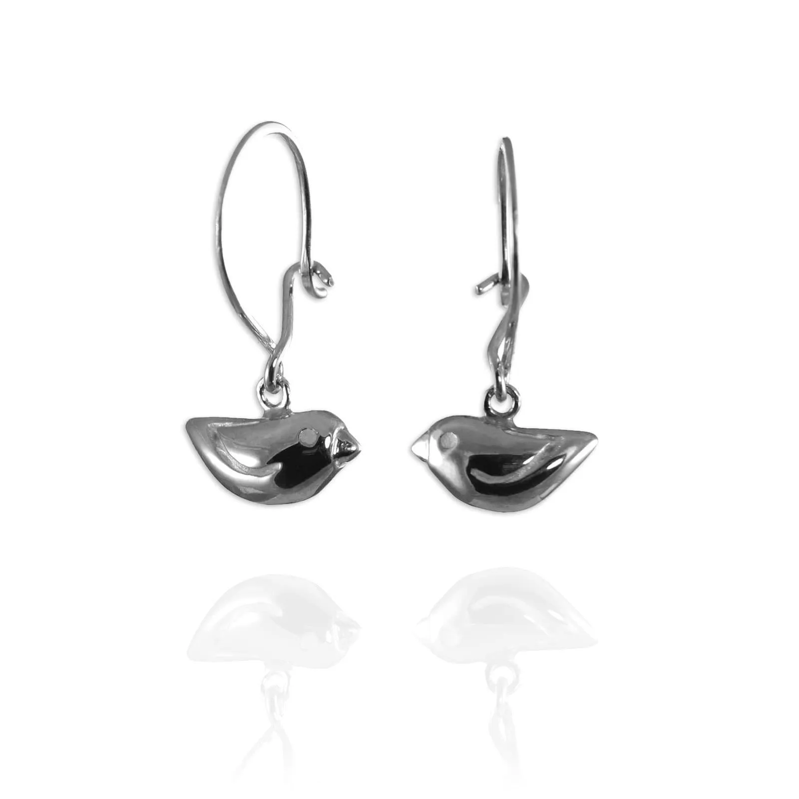 Tiny Sparrow Hook Earrings