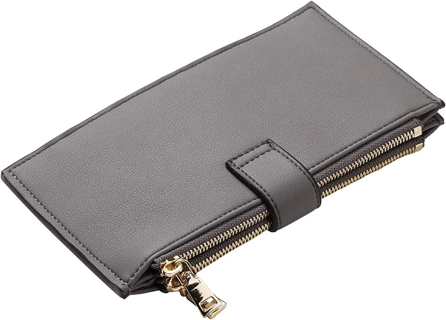 Travelambo Leather Wallets for Women Slim RFID Blocking Bifold Credit Card Holder Wallet