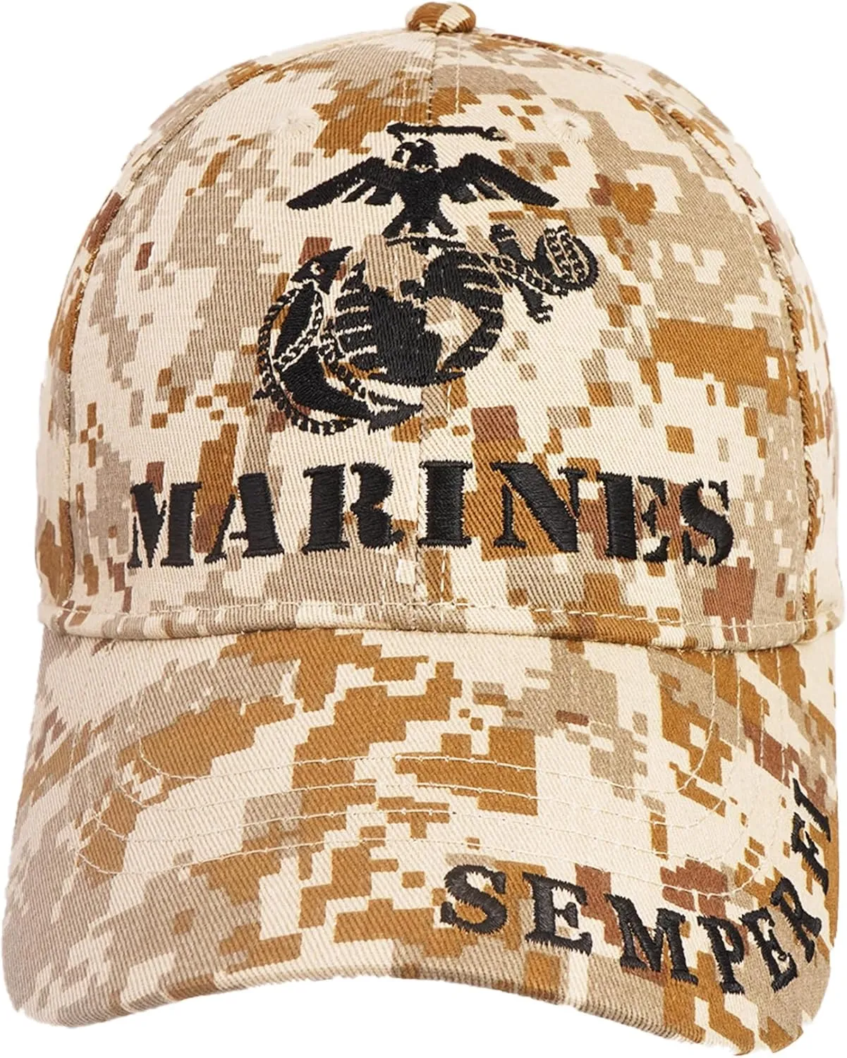 United States Marine Corps Cap Camo | Durable, Perfect for Everyday, Outdoor Activities Comfortable, Officially Licensed