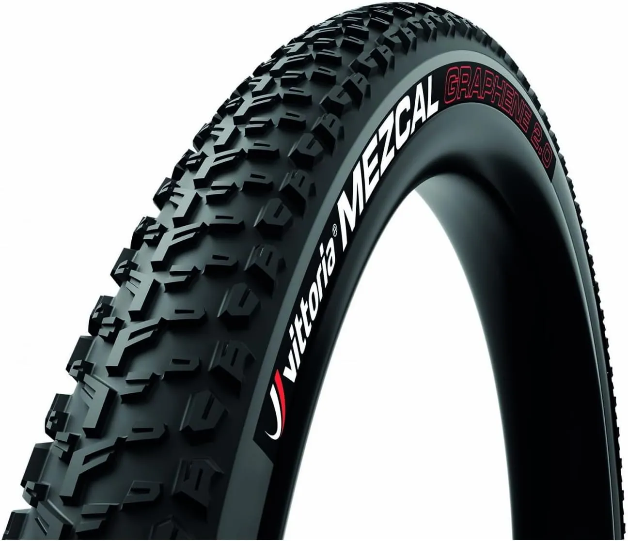Vittoria Mezcal Mountain Bike Tire for Hardpack Terrain Conditions - Performance XC-Trail TNT MTB Tire - Black