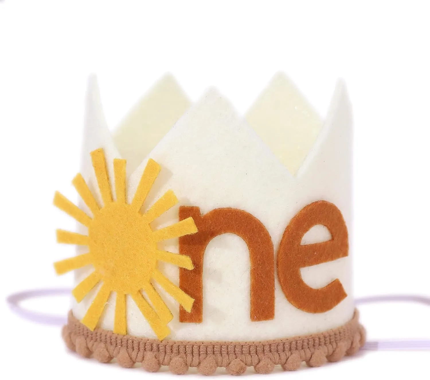 WAOH Boho Sunshine Hat - Costume Headwear for Babies' First Birthday, Hat for Baby Girls/boys (Boho Sunshine Hat Brown)