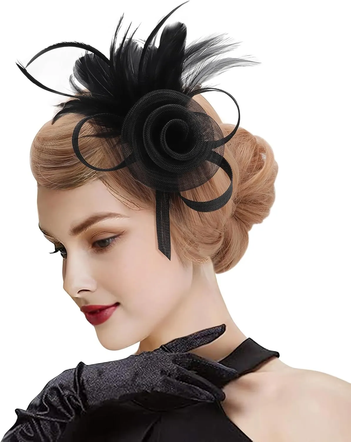 Women Fascinators Hats Flower Fascinators with Headband and Clip Tea Party Headwear for Women and Girls