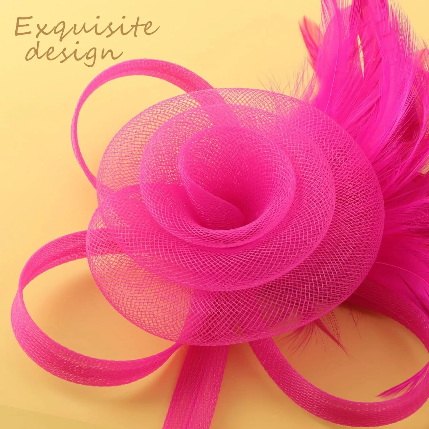 Women Fascinators Hats Flower Fascinators with Headband and Clip Tea Party Headwear for Women and Girls
