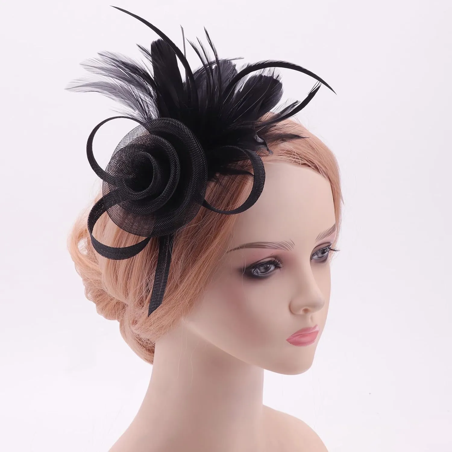 Women Fascinators Hats Flower Fascinators with Headband and Clip Tea Party Headwear for Women and Girls