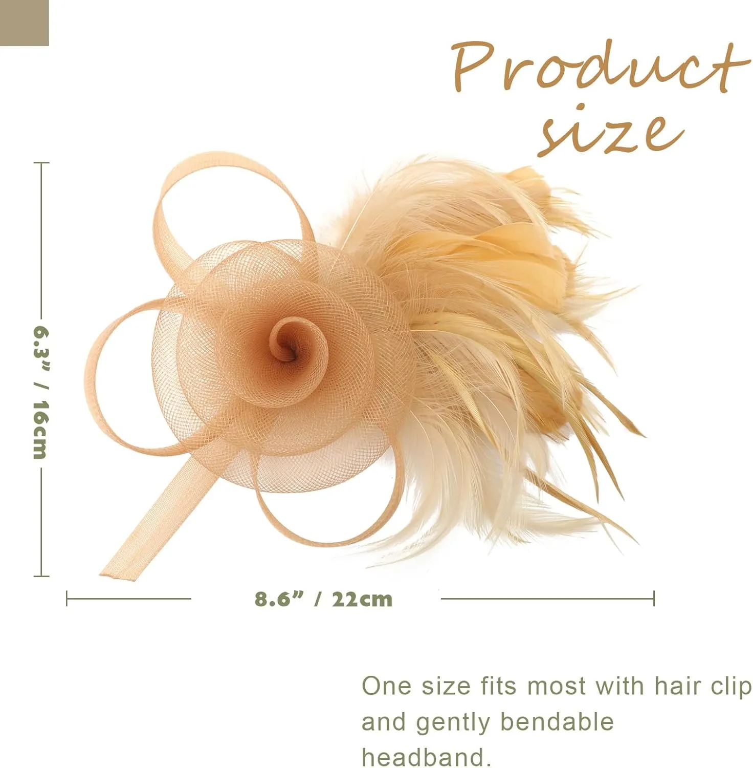 Women Fascinators Hats Flower Fascinators with Headband and Clip Tea Party Headwear for Women and Girls