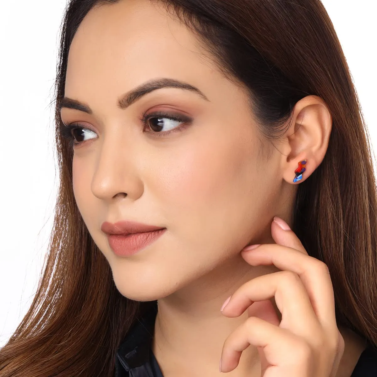 Yellow Chimes Earrings For Women Combo Of Multicolor Stud and Drop set of 6 pairs of Earrings For Women and Girls