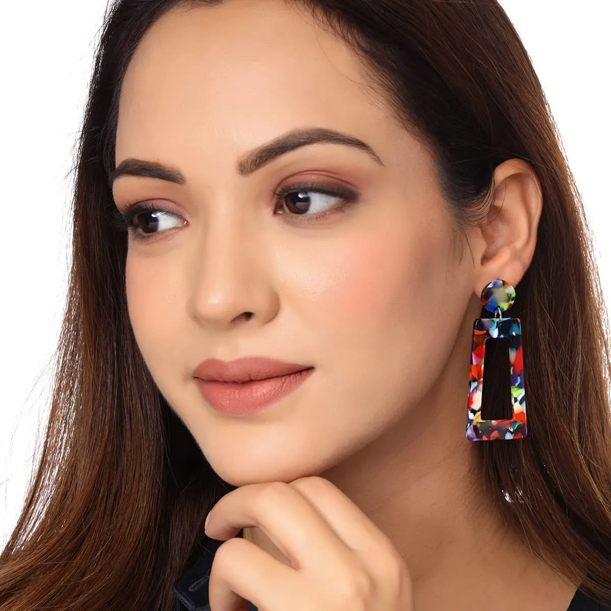 Yellow Chimes Earrings For Women Combo Of Multicolor Stud and Drop set of 6 pairs of Earrings For Women and Girls